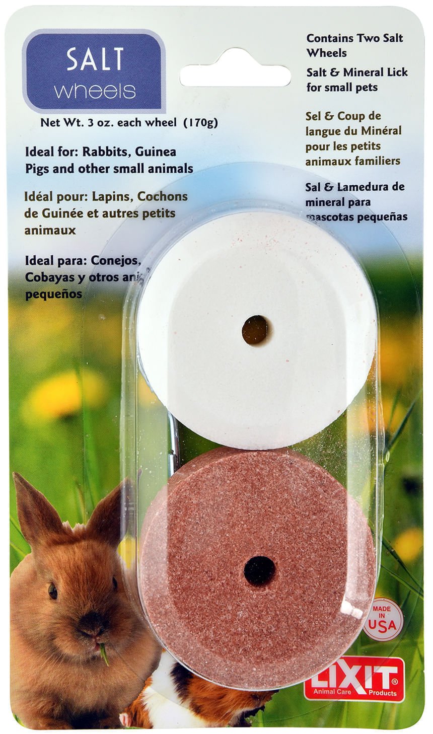 Salt and Trace Mineral Wheel with Hanger — Pet Supplies 4 Less