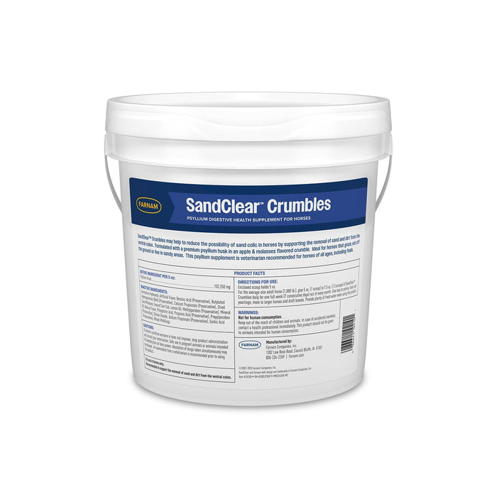 SandClear Natural Psyllium Crumbles - FASM - 10 lbs - 9
