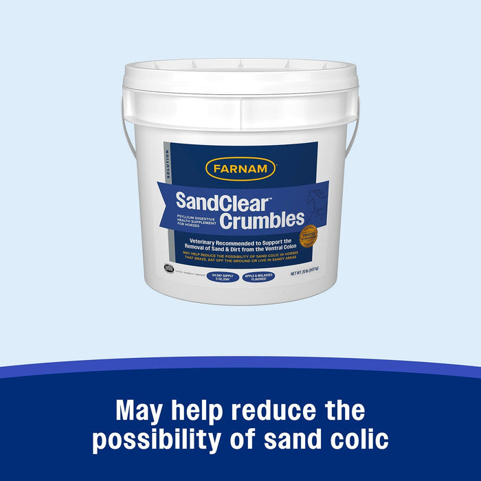SandClear Natural Psyllium Crumbles - FASN - 20 lbs - 22
