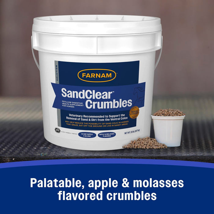SandClear Natural Psyllium Crumbles - FASN - 20 lbs - 19