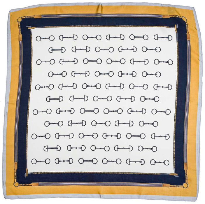 Satin Snaffle Bit Scarf - AWI2U - Gold - 1