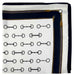 Satin Snaffle Bit Scarf - AWI2V - Navy - 4