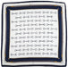 Satin Snaffle Bit Scarf - AWI2V - Navy - 3