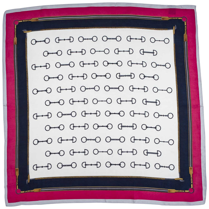 Satin Snaffle Bit Scarf - AWI2X - Red - 7