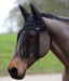 Saxon Fly Fringe Bonnet for Horses with Ears, Black - 0V5KZ - 1