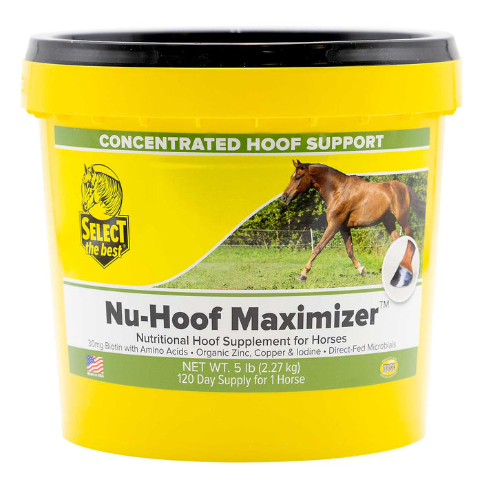Nu-Hoof Maximizer Concentrated Hoof Supplement for Horses – Biotin & Amino Acid Formula