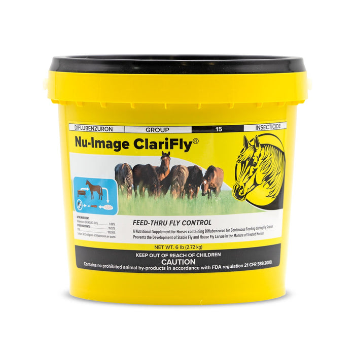 Nu-Image ClariFly Feed-Thru Fly Control & Coat Supplement for Horses