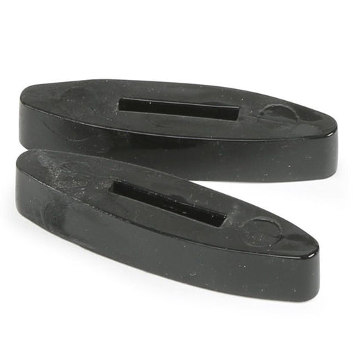 Shires Silicone Rein Stops for Horses – Flexible, Reliable Horse Riding Accessories, Sold in Pairs - SEP27R - Black - Pair (2 ct) - 1