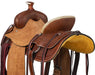 Silver Royal Bodie Hard Seat Ranch Saddle - JTIB8U - Brown - 14 in - 4