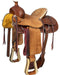 Silver Royal Bodie Hard Seat Ranch Saddle - JTIB8U - Brown - 14 in - 2