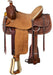 Silver Royal Bodie Hard Seat Ranch Saddle - JTIB8U - Brown - 14 in - 1
