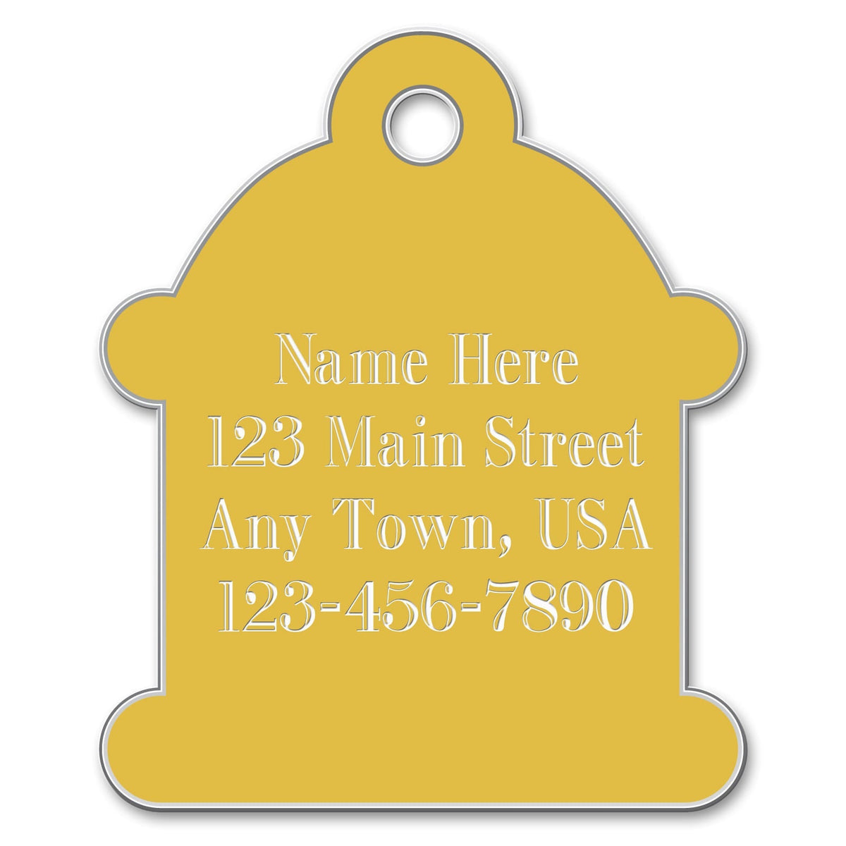 Jeffers Engraved Pet ID Tag, Small Hydrant — Pet Supplies 4 Less