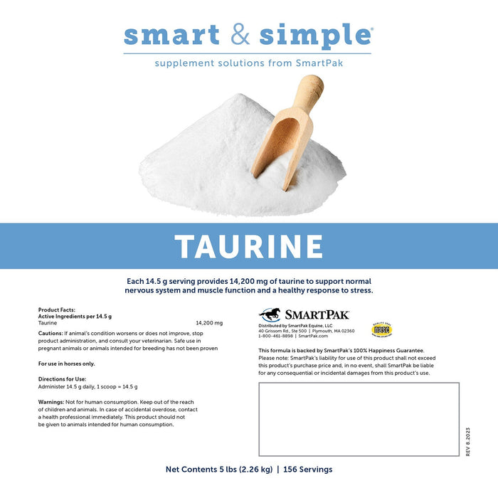 SmartEquine Smart & Simple Taurine Powder - SMADL - 5 LB - 2
