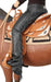 Smooth Leather Chaps with Fringe - JTIAGB - XSmall - Black - 2
