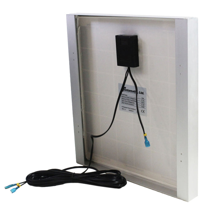 Solar Powered Gable Mount Ventilator, 13" - VTLAK - 3