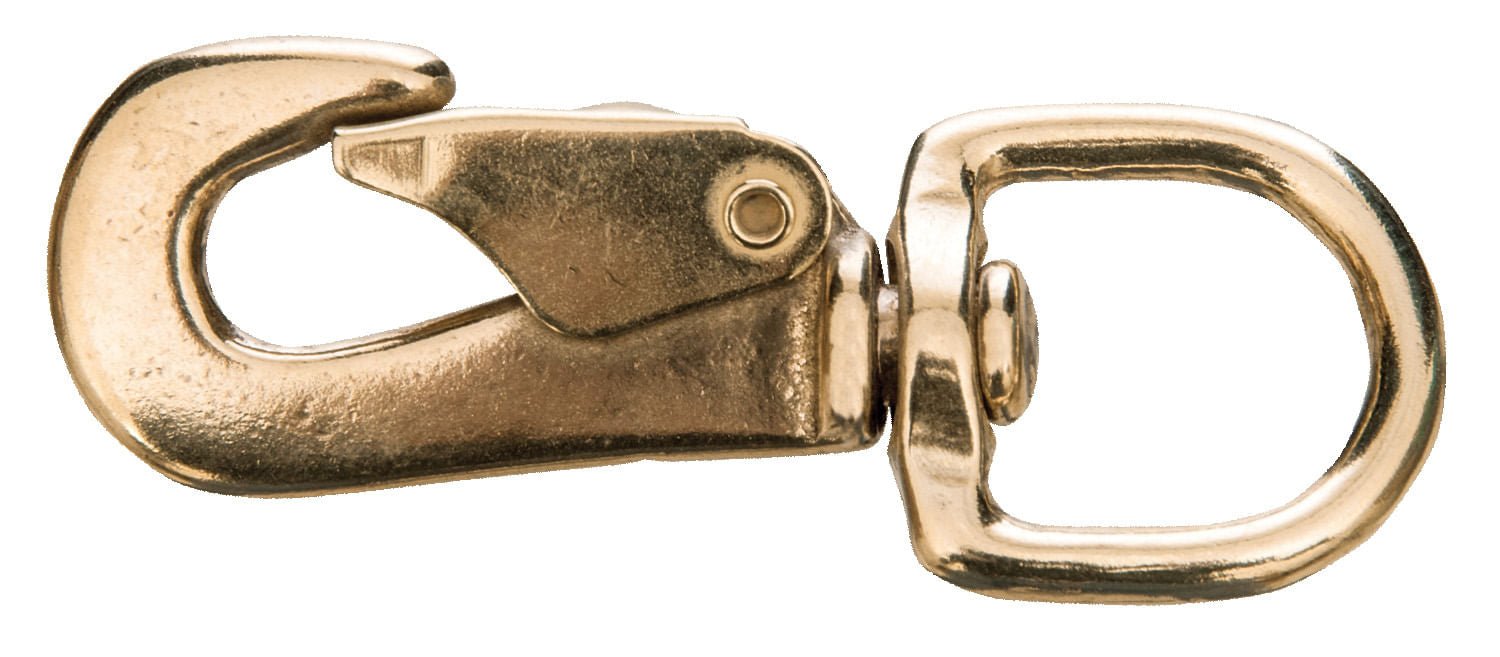 Jeffers Solid Brass Spring Snap, 3/4" x 3 - 1/2"L - IAD3 - 1 - 1