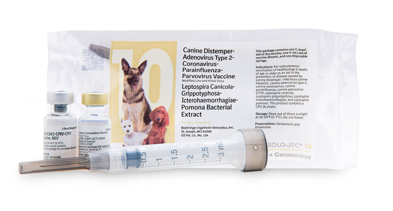 Solo - Jec 10 (10 - Way Dog Vaccine), Single Dose - A91A - 1 Dose - 3