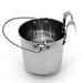 Stainless Steel Pail, Flat Sided Hook-On with Rivets - 010LB-8356 - 1 qt - 1 ct - 3