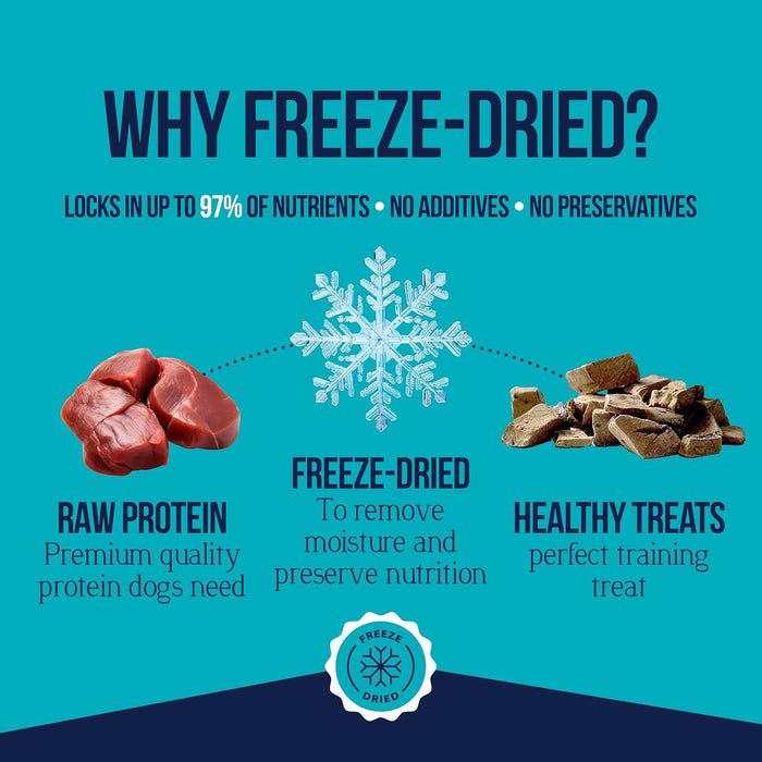 Stewart Pro - Treat Freeze - Dried Dog Treats – Nutrient - Rich, Single - Ingredient Training Treats - G9L2 - Beef Liver - 4 oz - 4