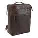 STS Westward Tooled Leather Women's Backpack - CCFL - Brown - 1
