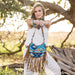 STS Women's Mojave Sky Nellie Western Fringe Purse - CCFR - Blue - 6