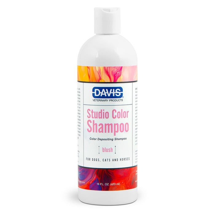 Studio Color Depositing Pet Shampoo for Dogs, Cats & Horses – Temporary Coat Dye, Sulfate - Free, Washable - DDMG - 16 oz - Blush - 1