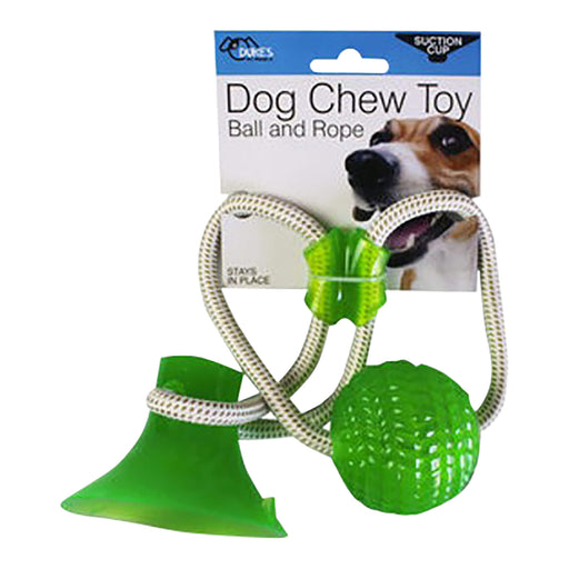 Suction Cup Dog Chew with Ball & Rope - KL22V - Assorted - Large - 1