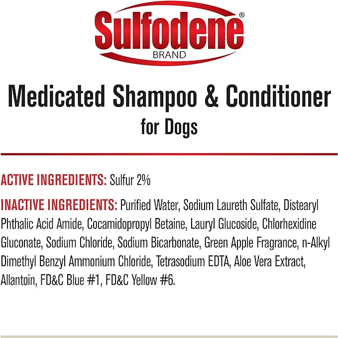 Sulfodene Medicated Shampoo & Conditioner for Dogs - FA20 - 7