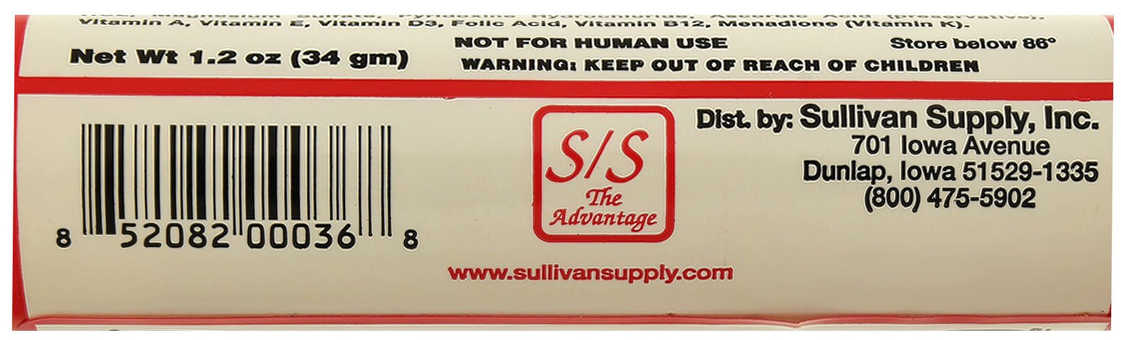 Sullivan's Show Pig Paste - HABD - 8