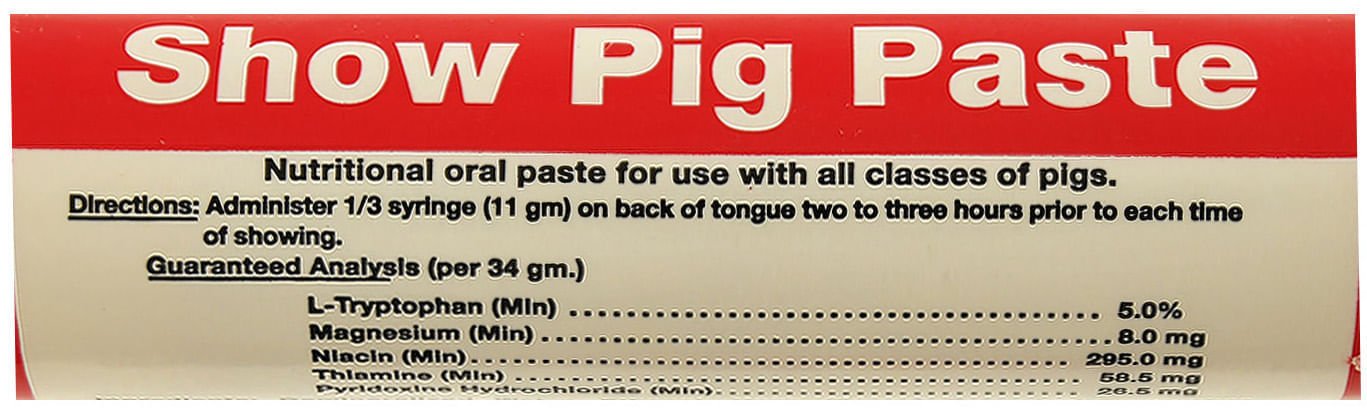 Sullivan's Show Pig Paste - HABD - 2