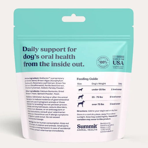 Summit Animal Health Dental Care Powder for Dogs, 1.43 oz - SAHC - 1.43 oz (60 Scoops) - 2