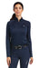 Ariat Womens Sunstopper 2.0 1/4 Zip Long Sleeve Baselayer, Navy - AIQZ - Large - 1