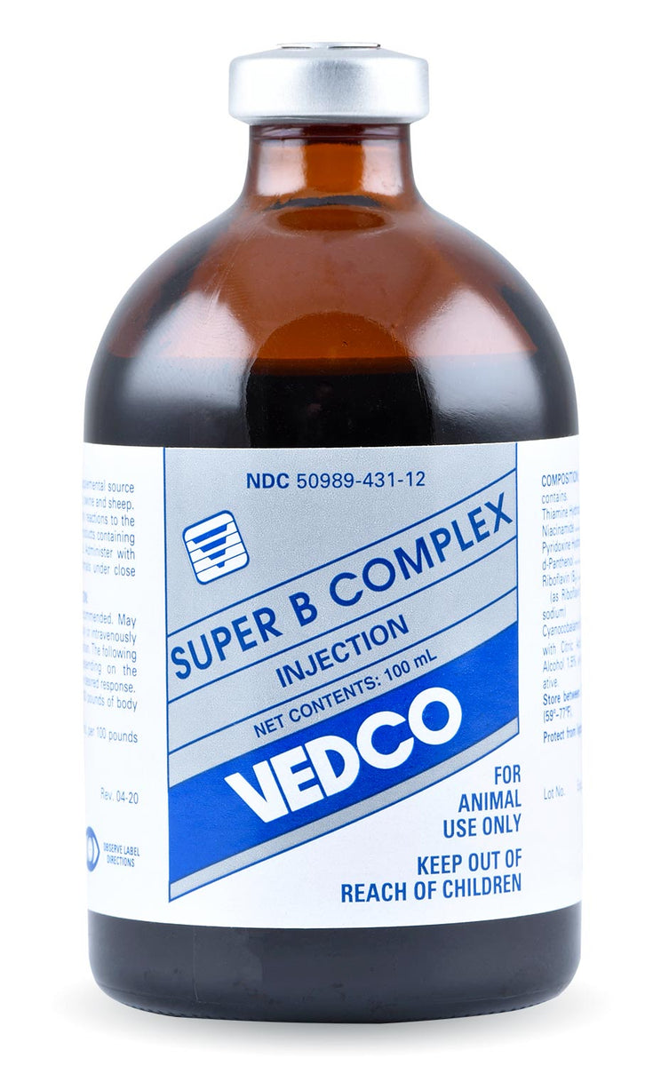 Super B Complex Injection for Swine, Cattle and Sheep — Pet Supplies 4 Less