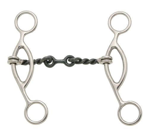 Sweet Iron Gag Dogbone Snaffle - JTIA3C - 2