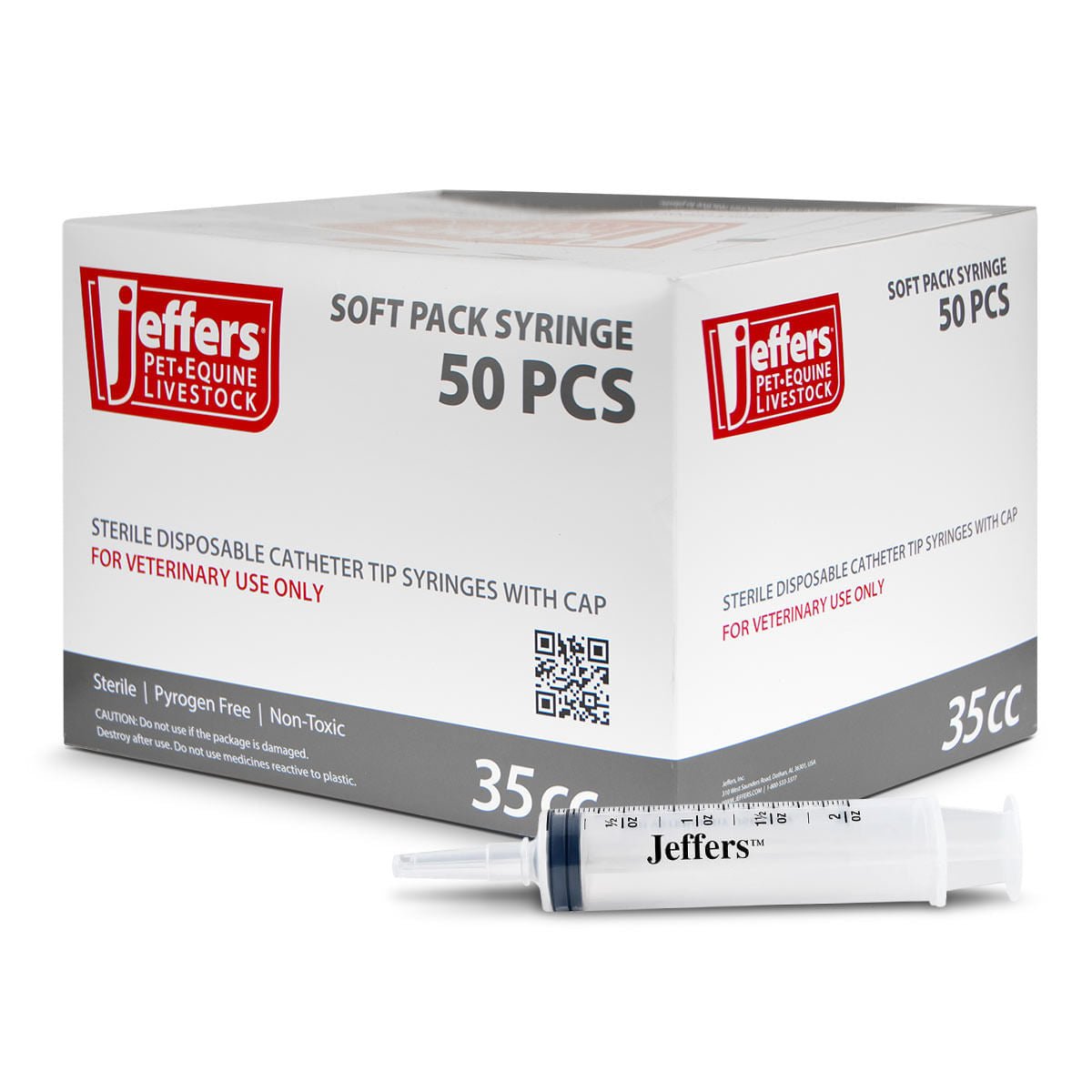 Jeffers Catheter Tip Syringe with Extended Catheter Tip — Pet Supplies ...