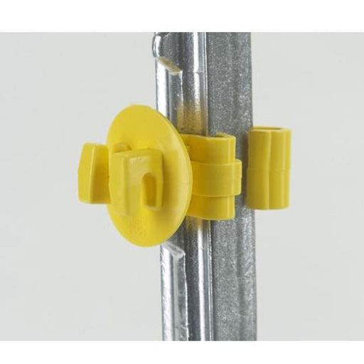 T - Post Wire Insulator, 25 ct - D413 - Yellow - 1