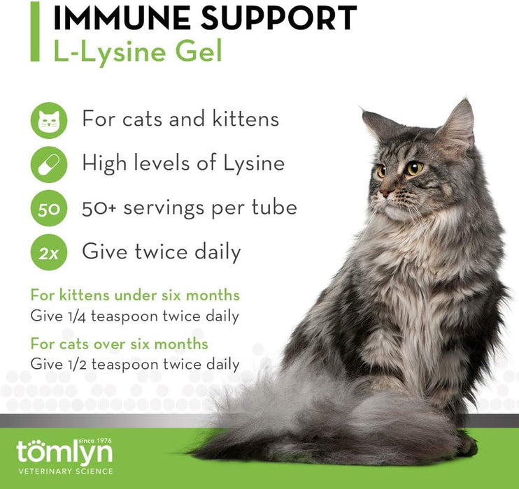 L-Lysine Immune Support Gel for Cats & Kittens