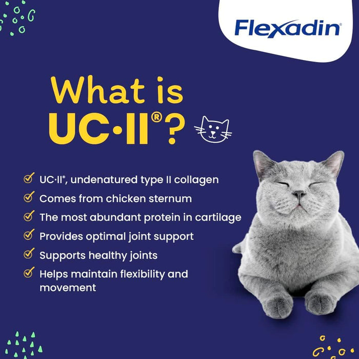 Flexadin Cat Chews with UC-11 for Joint Support, 30 ct