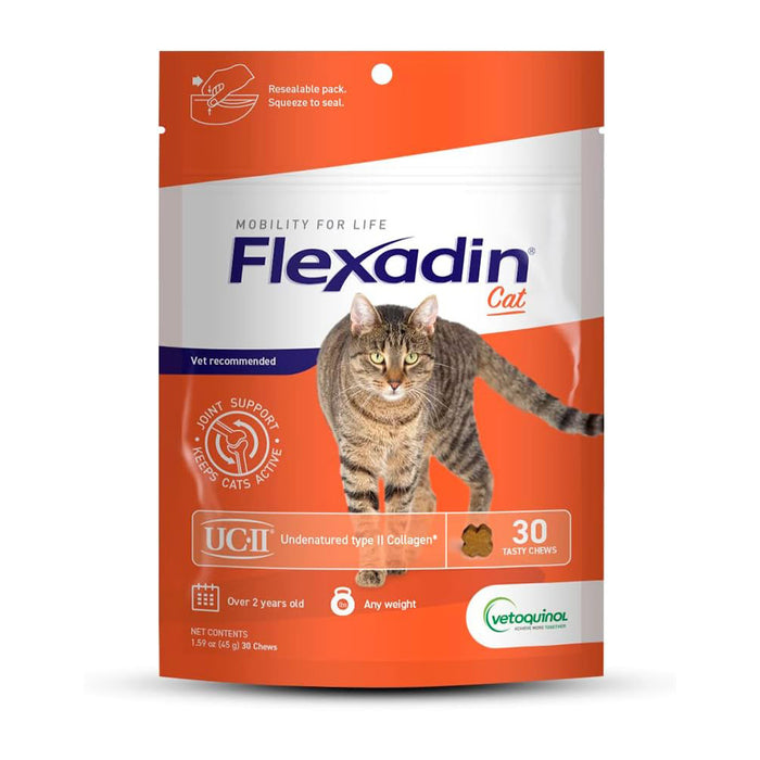 Flexadin Cat Chews with UC-11 for Joint Support, 30 ct