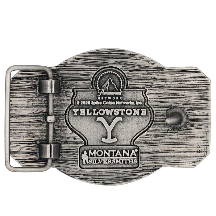 The Y Yellowstone Dutton Ranch Attitude Belt Buckle - 189N - 2