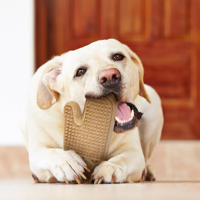 Powerbone Oven Mitt Dog Chew Toy for Power Chewers, 7"