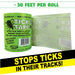 Tick Tape, Double-Sided Insect Barrier, 30 ft - B2F1 - Green - 1 Roll - 2