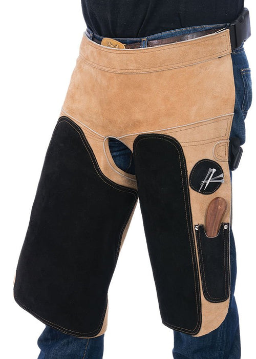 Tough1 Premium Leather Farrier Chaps - JTIAFB - 2