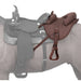 Tough1 Ride Behind Child's Tandem Saddle - JTISV - Brown - 1