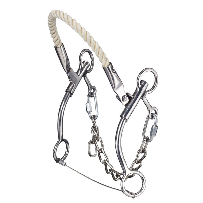 Tough1 Rope Nose Hackamore - JTIA6C - Stainless Steel - 1