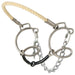 Tough1 Six Cheek Sweet Iron Snaffle with Rope Nose, 5 1/2" - JTIA68 - Stainless Steel - 1