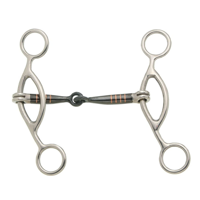 Tough1 Sweet Iron Gag Snaffle - JTIA6A - Stainless Steel - 1