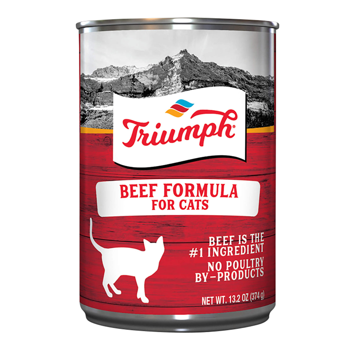 Triumph Cat Food, 13.2 oz - SUS3E - 13.2oz - Chicken/Liver - 1 - 1