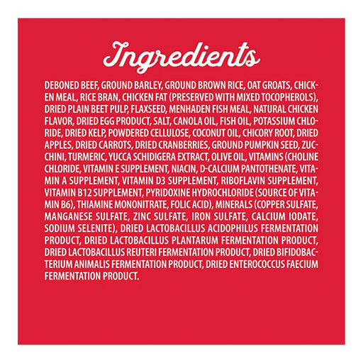 Triumph Wild Spirit Dry Dog Food Deboned Recipe, 30 lb - SUS2Z - 30 lb. - Beef - 2