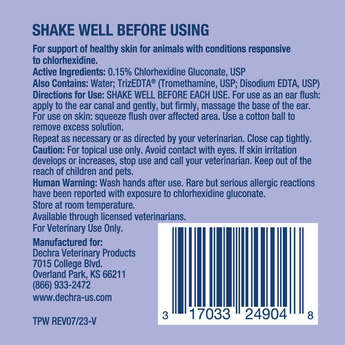 TrizChlor Ear Flush for Dogs and Cats, 4 fl oz - 013DP-49048 - 2
